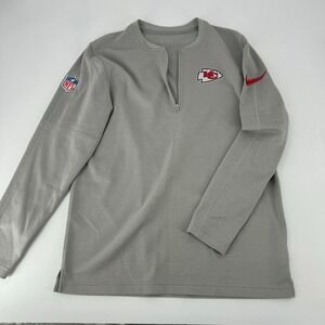 Kansas City Chiefs NFL Nike Dri-FIT 1/4 Zip Pullover Sweatshirt Men's Medium